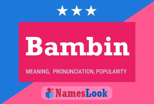 Poster del nome Bambin