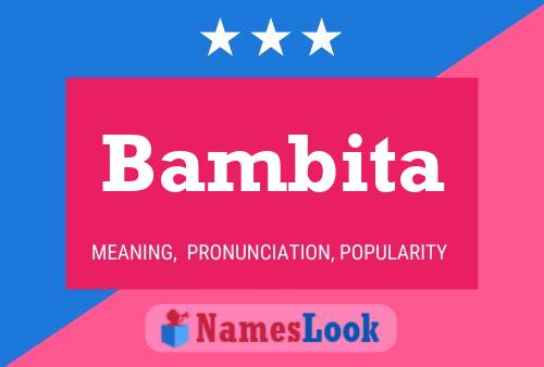 Poster del nome Bambita