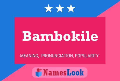 Poster del nome Bambokile