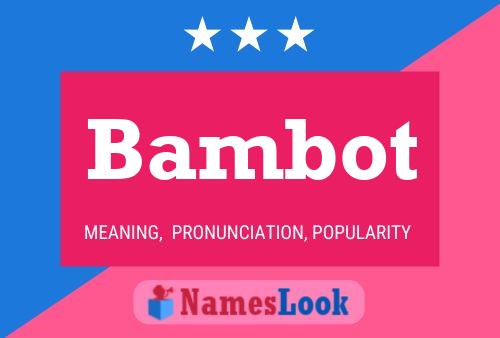 Poster del nome Bambot