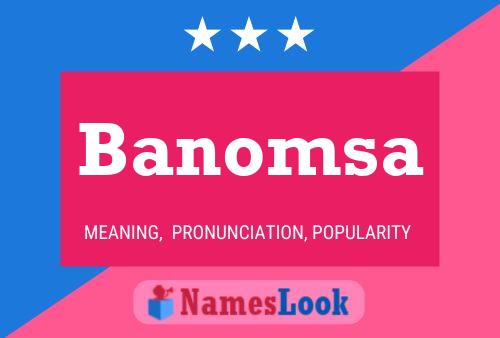 Poster del nome Banomsa