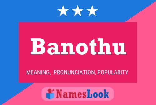 Poster del nome Banothu