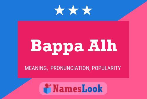 Poster del nome Bappa Alh