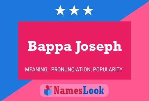 Poster del nome Bappa Joseph