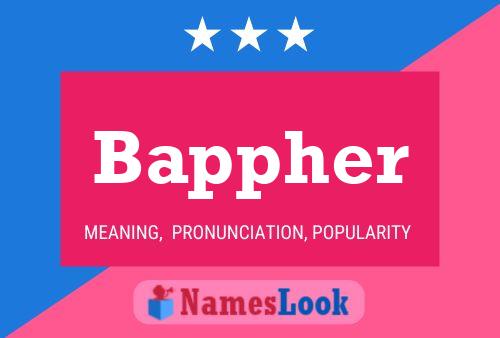 Poster del nome Bappher