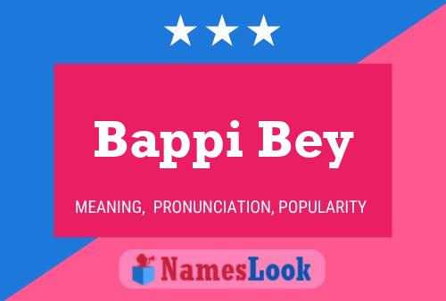 Poster del nome Bappi Bey