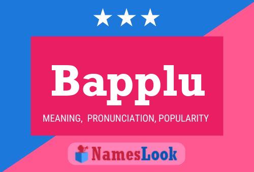 Poster del nome Bapplu