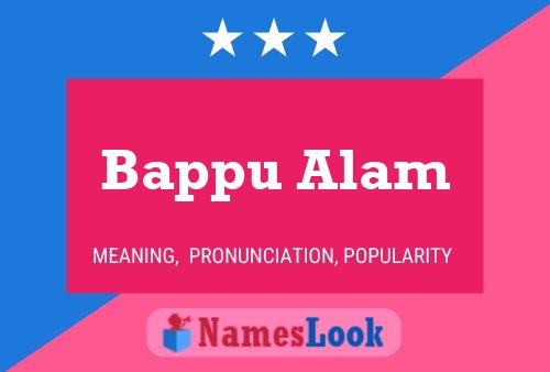 Poster del nome Bappu Alam