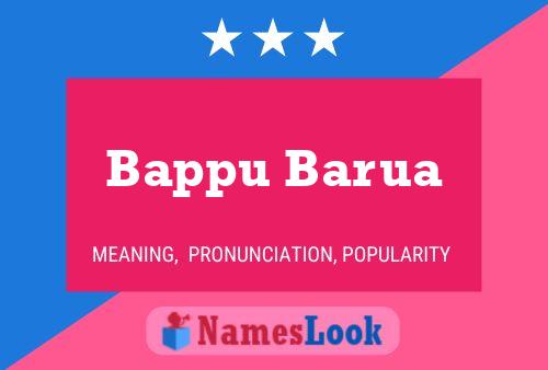 Poster del nome Bappu Barua