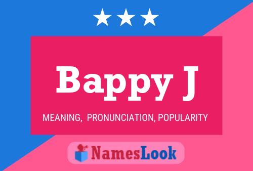 Poster del nome Bappy J