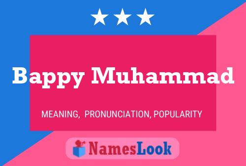 Poster del nome Bappy Muhammad