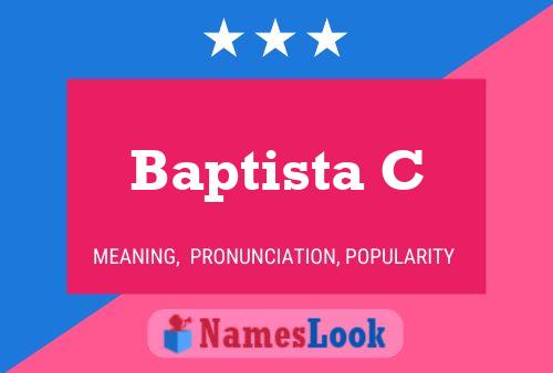 Poster del nome Baptista C