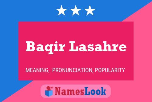 Poster del nome Baqir Lasahre