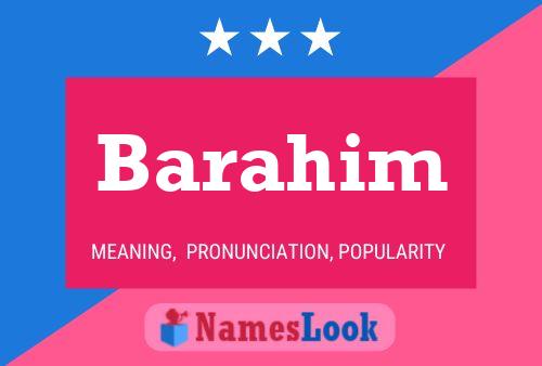 Poster del nome Barahim