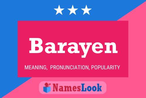 Poster del nome Barayen