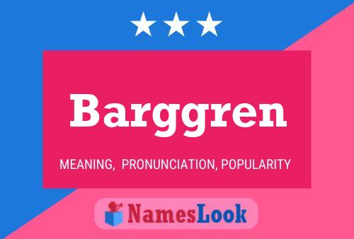 Poster del nome Barggren