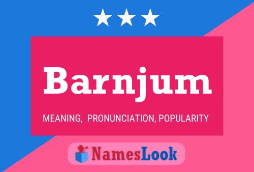 Poster del nome Barnjum