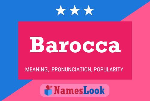 Poster del nome Barocca