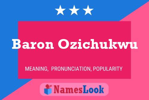 Poster del nome Baron Ozichukwu