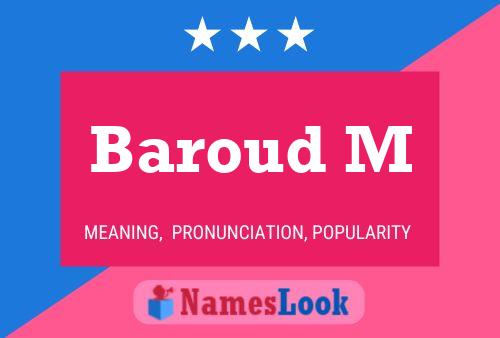 Poster del nome Baroud M