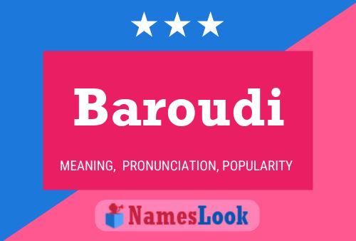 Poster del nome Baroudi