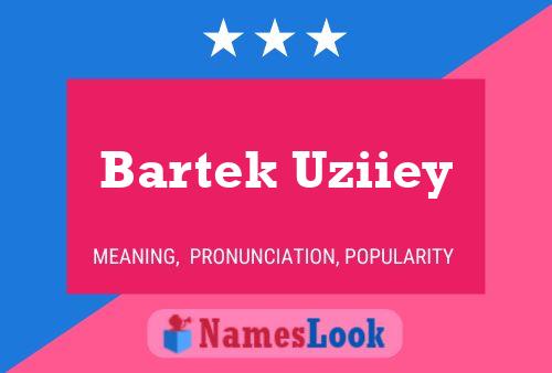 Poster del nome Bartek Uziiey