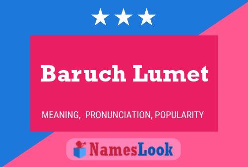 Poster del nome Baruch Lumet