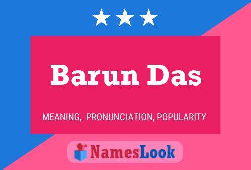 Poster del nome Barun Das