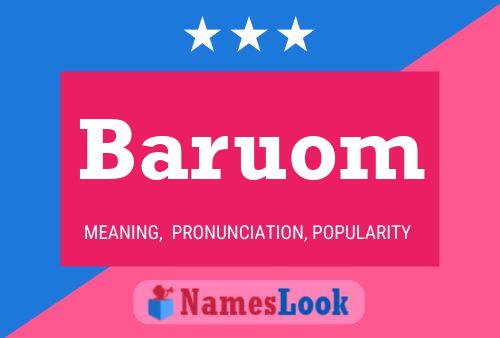 Poster del nome Baruom