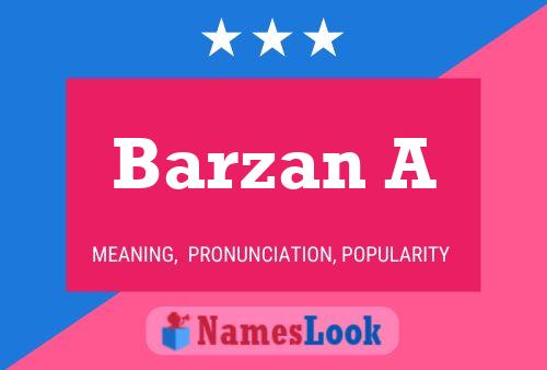 Poster del nome Barzan A