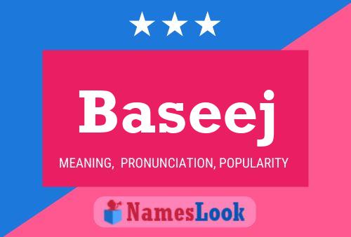 Poster del nome Baseej