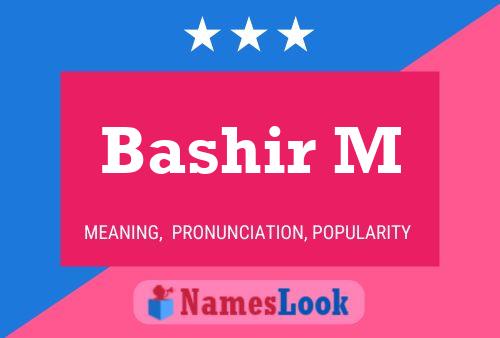 Poster del nome Bashir M