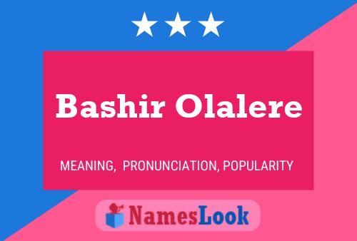 Poster del nome Bashir Olalere