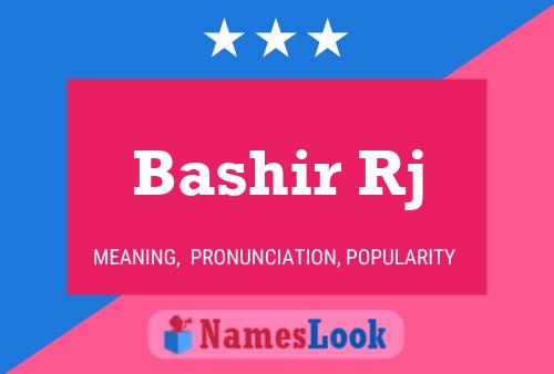 Poster del nome Bashir Rj