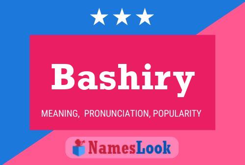 Poster del nome Bashiry