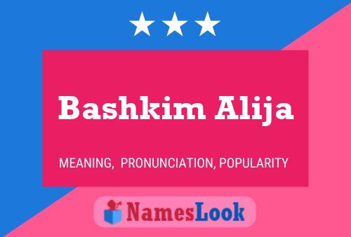 Poster del nome Bashkim Alija