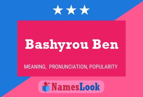 Poster del nome Bashyrou Ben