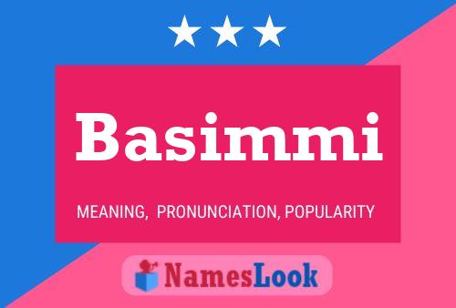 Poster del nome Basimmi