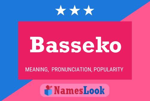 Poster del nome Basseko