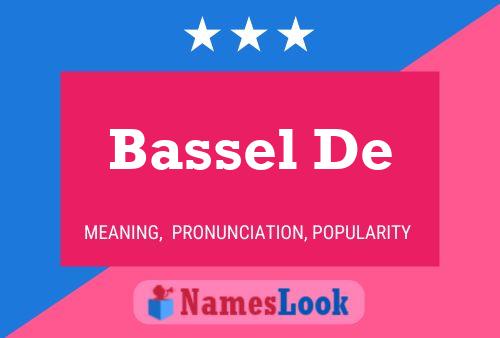 Poster del nome Bassel De