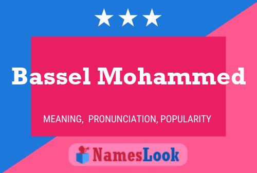 Poster del nome Bassel Mohammed