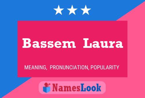 Poster del nome Bassem  Laura