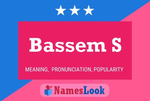 Poster del nome Bassem S