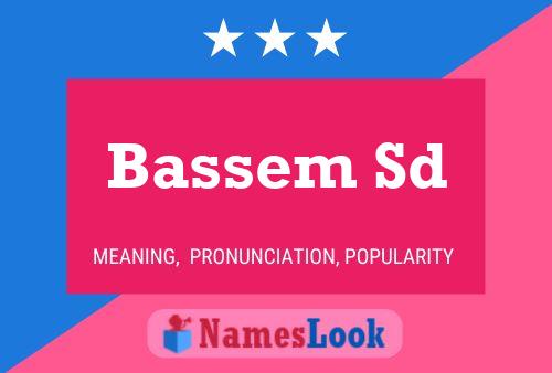 Poster del nome Bassem Sd