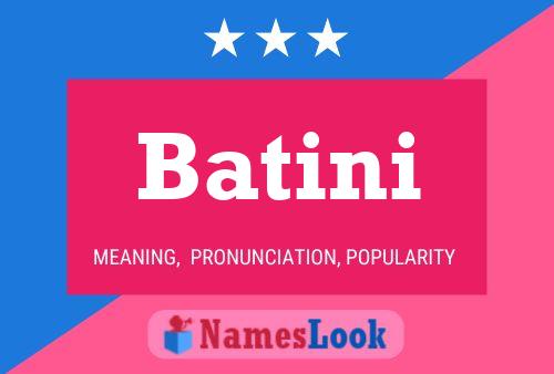 Poster del nome Batini