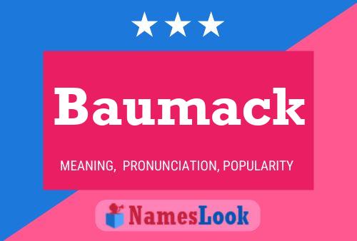 Poster del nome Baumack