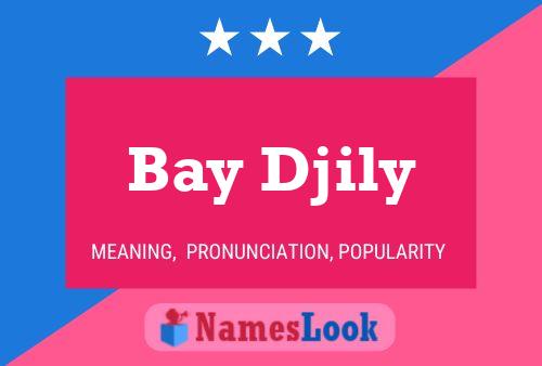 Poster del nome Bay Djily