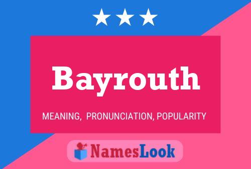 Poster del nome Bayrouth