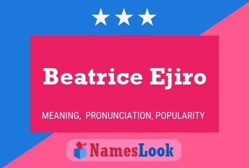 Poster del nome Beatrice Ejiro