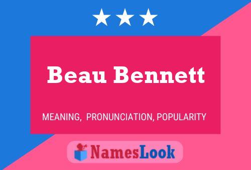 Poster del nome Beau Bennett